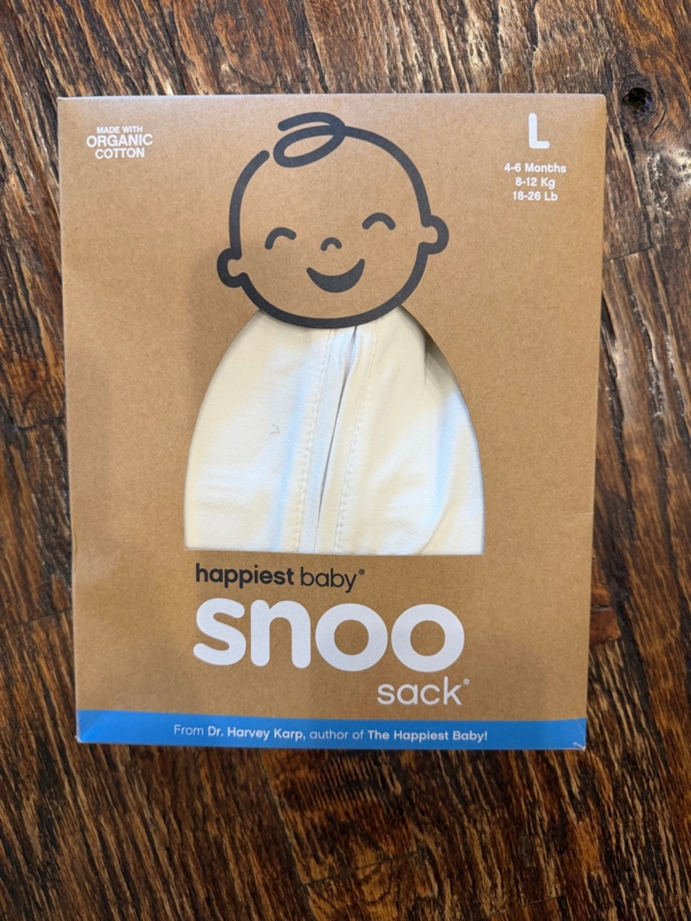 happiest baby Snoo Sack - Cream Baby Sleep Sack (L)